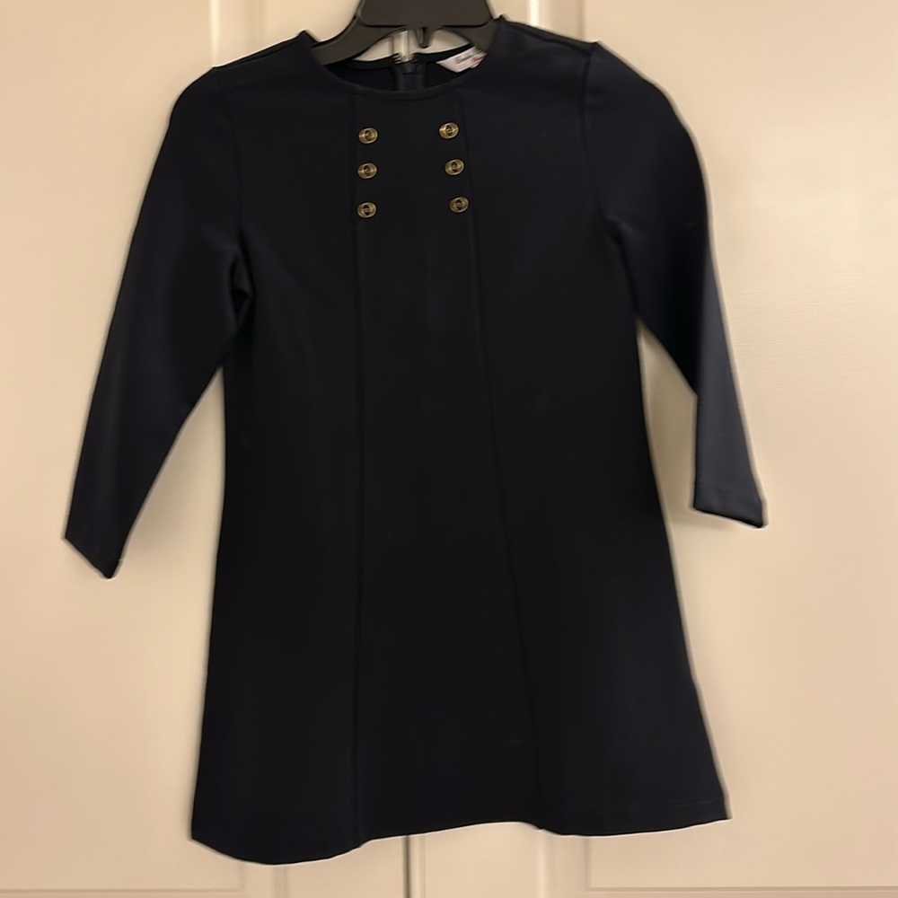 NEW w/tags, Brooks Brothers navy blue dress, little girls size Large